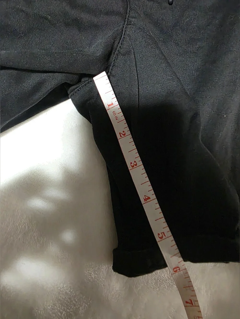 Hollister Black Cargo Jogger Shorts Zip Pocket Drawstring Men's Small